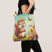 Niedliches, glückliches Eichhörnchen Tasche (Von Nahem)