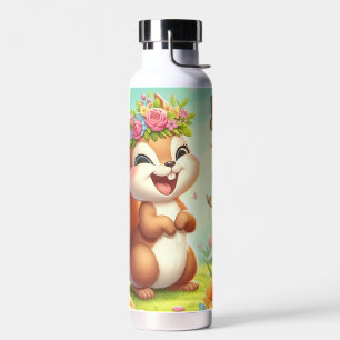 Niedliches, glückliches Eichhörnchen Trinkflasche