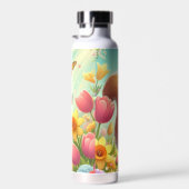 Niedliches, glückliches Eichhörnchen Trinkflasche (Rechts)