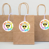 Niedliches glückliches Gesicht, Aviator Brille, Sp Zweifarbige Tasse