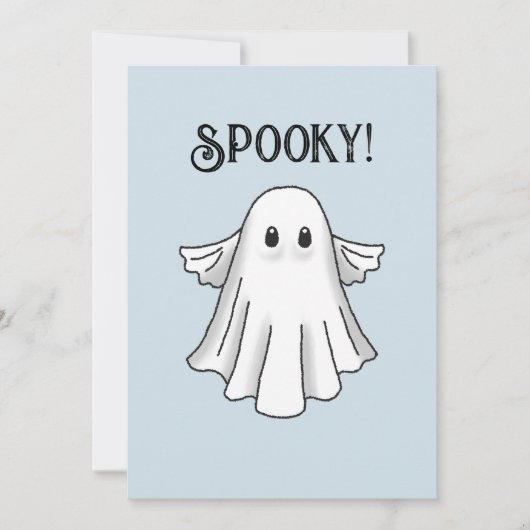 Niedliches glückliches Halloween Einladung (Vorderseite)