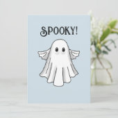 Niedliches glückliches Halloween Einladung (Stehend Vorderseite)