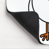 Niedliches glückliches Huhn Mousepad (Ecke)