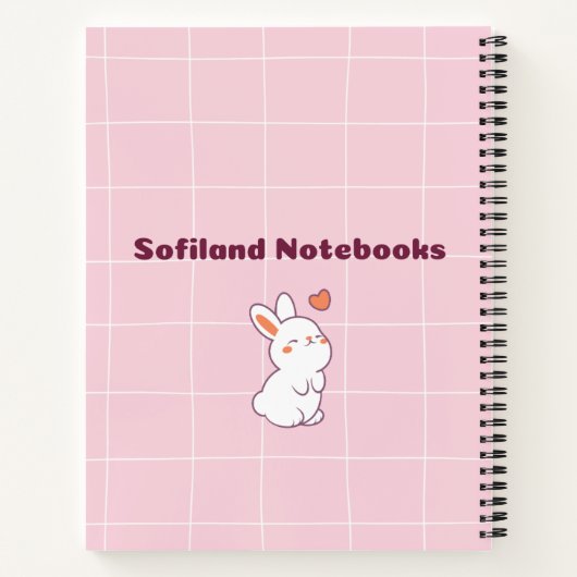 Niedliches glückliches Mädchen 💗 ✨ Notizblock (Rückseite)