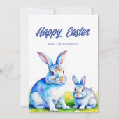 Niedliches glückliches Ostern Feiertagskarte (Vorderseite)