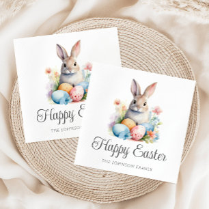 Niedliches glückliches Ostern Serviette