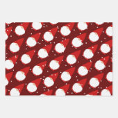 Niedliches Gnom Cartoon Weihnachtswrap Geschenkpapier Set (Vorderseite 3)