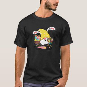 Niedliches Gnome Bunny Rabbit auf Bike Bicycle Cyc T-Shirt