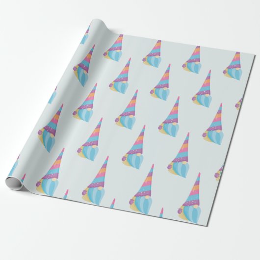 Niedliches Gnome Einhorn Magische Farbe Geschenkpapier (Ungerollt)