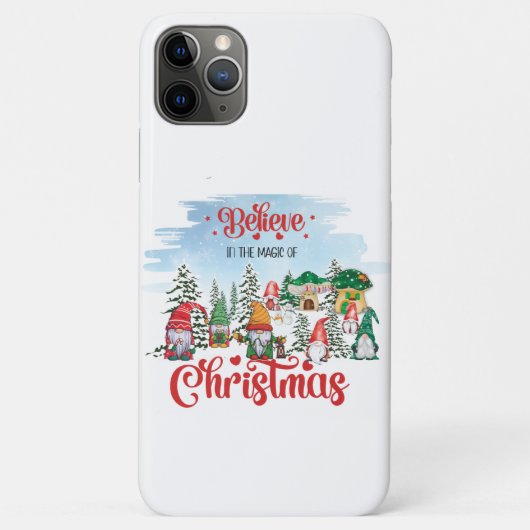 Niedliches Gnome feiert Weihnachtsfeiertag Case-Mate iPhone Hülle (Rückseite)