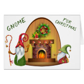 Niedliches Gnome für Weihnachten Feuerplatz Urlaub (Vorderseite (Horizontal))