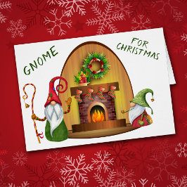 Niedliches Gnome für Weihnachten Feuerplatz Urlaub