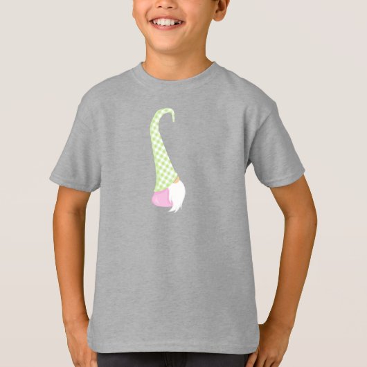 Niedliches Gnome, Garden Gnome, Little Gnome, Hut, T-Shirt (Vorderseite)