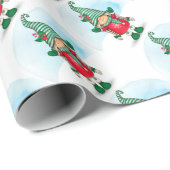 Niedliches Gnome Geschenkpapier (Rolleneckpunkt)