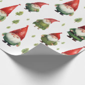 Niedliches Gnome Geschenkpapier (Ecke)