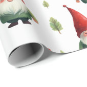 Niedliches Gnome Geschenkpapier (Rolleneckpunkt)