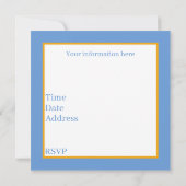 Niedliches Gnome Koch Potluck Partys Einladung (Rückseite)