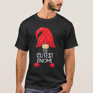 Niedliches Gnome Matching Family Group Weihnachts- T-Shirt