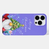 Niedliches Gnome mit Geschenk Weihnachten iPhone C Hülle (Rückseite (Horizontal))