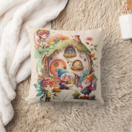 Niedliches Gnome und Fairy Throw Kissen | Wonderla