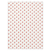 Niedliches Gnome und Weihnachtsblumenmuster Tischdecke (Vorderseite)