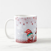 Niedliches Gnome Weihnachtsgeschenk Kaffee Tasse (Links)