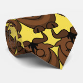 Niedliches Gnu anpassen Krawatte (Gerollt)