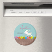 Niedliches Goat Baby Shower Magnet - individuell a (In Situ (Geschirrspüler))