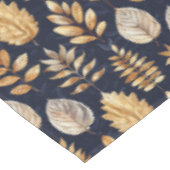 Niedliches Gold/Blauer Herbstleaf Tischdecke (Schrägansicht)