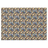 Niedliches Gold/Blauer Herbstleaf Tischdecke (Vorderseite (Horizontal))