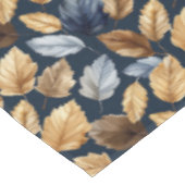 Niedliches Gold/Blauer Herbstleaf Tischdecke (Schrägansicht)