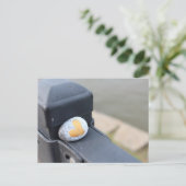 Niedliches Gold Heart Rock Postkarte (Stehend Vorderseite)