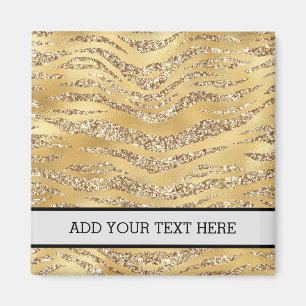 Niedliches Gold Tiger Hautbild - Tierlover Magnet