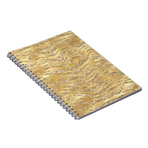 Niedliches Gold Tiger Hautbild - Tierlover Notizblock