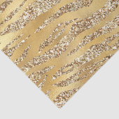Niedliches Gold Tiger Skin Print Patches Seidenpapier (Ausschnitt)