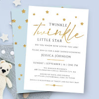 Niedliches Gold Twinkle Twinkle Little Star Baby D