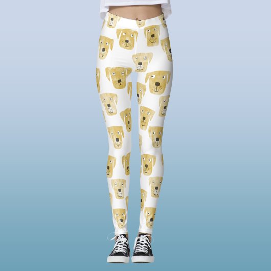 Niedliches Golden Labrador Retriever Dog Muster Leggings