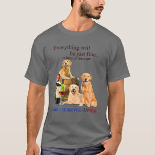 Niedliches Golden Retriever Hundegeschenk Männer  T-Shirt