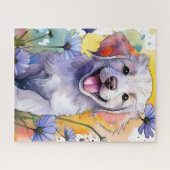 Niedliches Golden Retriever Puzzle (Horizontal)