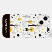 Niedliches Golden Woods Scene Muster Case-Mate iPhone Hülle (Rückseite (Horizontal))