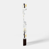 Niedliches Golden Woods Scene Muster iPhone Hülle (Linke Seite)