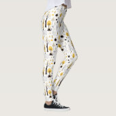 Niedliches Golden Woods Scene Muster Leggings (Rechts)