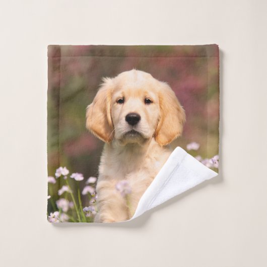 Niedliches goldener badhandtuch set (Waschlappen)