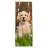 Niedliches goldener geschenktüte für weinflaschen (Rückseite)