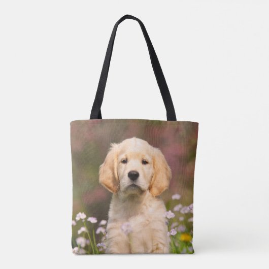 Niedliches goldener Retriever-Hundewelpen-Foto - Tasche (Rückseite)
