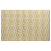 Niedliches goldenes Herz-Muster Stoff (Fat Quarter (45,7 x 55,9 cm))