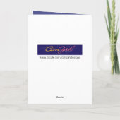 Niedliches Goldenes Retridium Funny Birthday Riddl Karte (Rückseite)