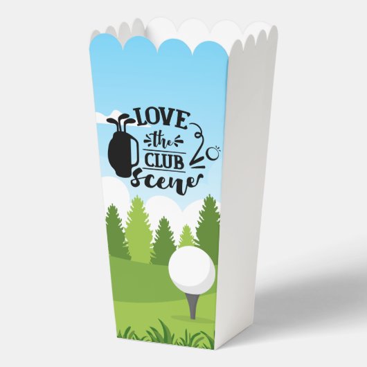 Niedliches Golf Club-Party Geschenkschachtel (Vorderseite)