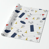 Niedliches Golfpapier Geschenkpapier (Ungerollt)