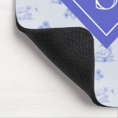 Niedliches Goose Toile Muster Personalisiert Mousepad (Ecke)